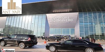 Ant Yapı'nın yaptığı Tolmaçevo Havaalanı'nı Putin hizmete açtı