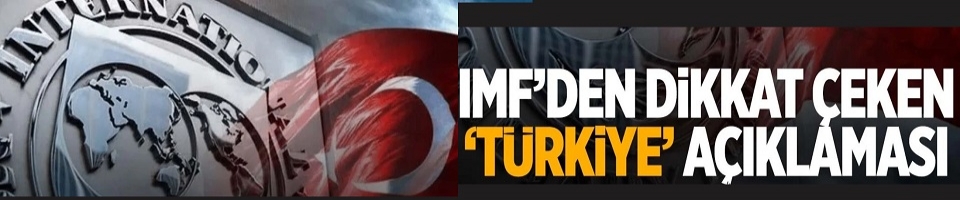 IMF'den Türkiye değerlendirmesi