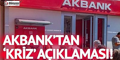Akbank'tan 'Banka kartlarında mükerrer işlem' açıklaması
