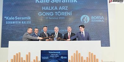 Borsa İstanbul’da gong Kaleseramik için çaldı