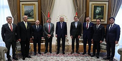 Cumhurbaşkanı Erdoğan SiRo heyetini kabul etti 