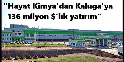 Hayat Kimya'dan Kaluga'ya 136 milyon $'lık hijyenik kağıt yatırımı