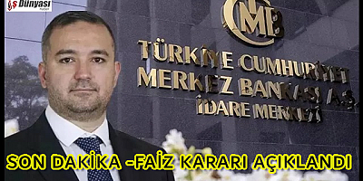 Merkez Bankası yılın son faiz kararını açıkladı